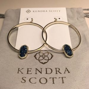 kendra scott blue drusy stone eloras